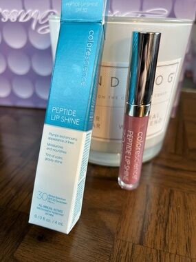Colorescience Peptide Lip Shine with SPF in color Rose